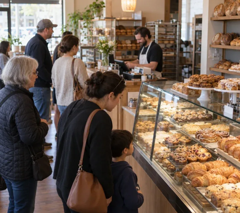New customers walk in